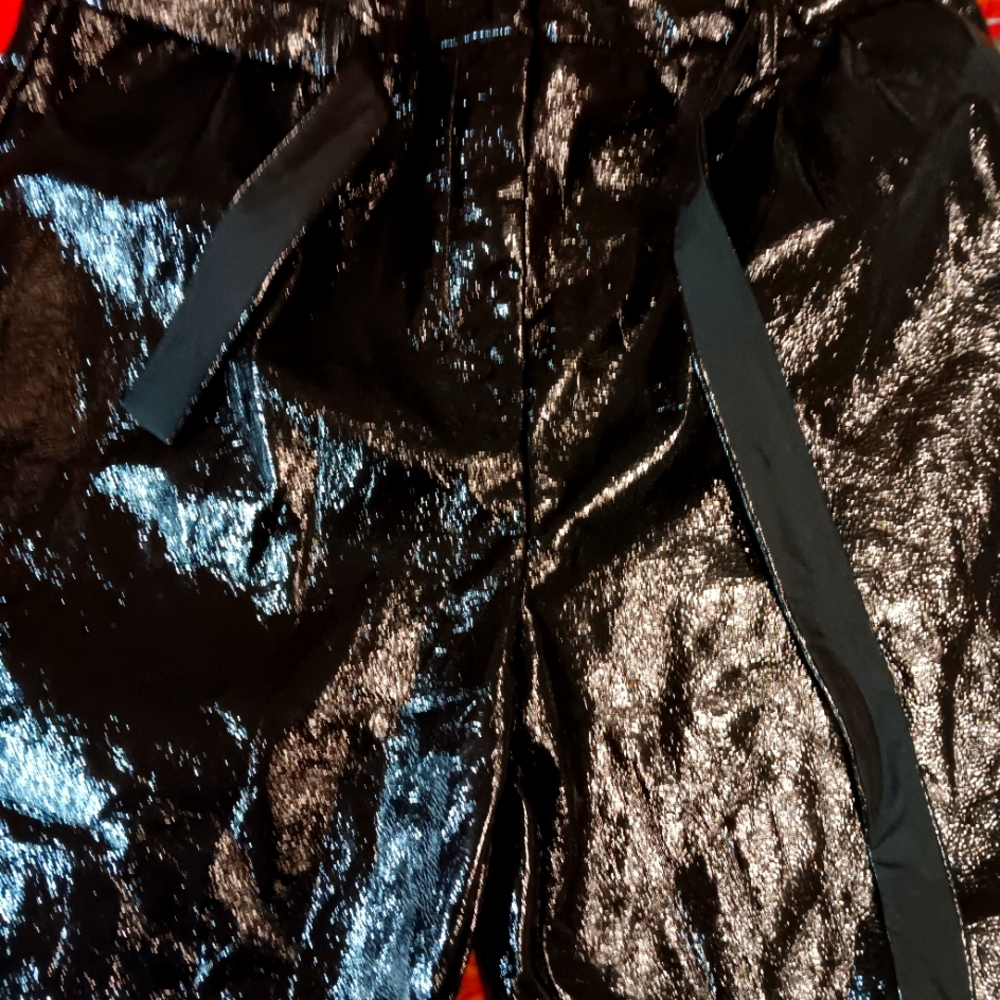 Who What Wear Black Patent Leather Pants